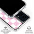 Pink and White Checkerboard Moto G Power 5G (2024) Clear Case