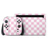 Pink and White Checkerboard Nintendo Switch 2 (2025) with Joy-Con Skin