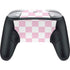 Pink and White Checkerboard Nintendo Switch 2 (2025) Pro Controller Skin