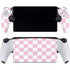 Pink and White Checkerboard PlayStation PS5 Skins