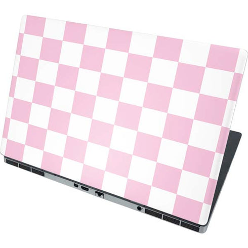 Pink and White Checkerboard Dell Precision Skin