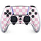 Pink and White Checkerboard PS5 DualSense Edge Pro Controller Skin