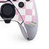 Pink and White Checkerboard PS5 DualSense Edge Pro Controller Skin