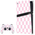 Pink and White Checkerboard PS5 Pro Bundle Skin