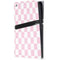 Pink and White Checkerboard PS5 Pro Console Skin
