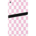 Pink and White Checkerboard PS5 Pro Disk Console Skin