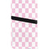 Pink and White Checkerboard PS5 Pro Disk Console Skin