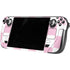 Pink and White Checkerboard Steam Deck Handheld Gaming Computer OLED Skin