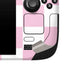 Pink and White Checkerboard Steam Deck Handheld Gaming Computer Skin
