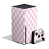 Pink and White Checkerboard Xbox Series X Skins