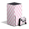 Pink and White Checkerboard Xbox Series X Bundle Skin