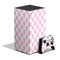 Pink and White Checkerboard XBox Series X Digital Edition Bundle Skin