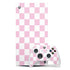 Pink and White Checkerboard Xbox Series X Skins