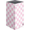 Pink and White Checkerboard XBox Series X Digital Edition Console Skin