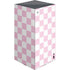 Pink and White Checkerboard XBox Series X Digital Edition Console Skin