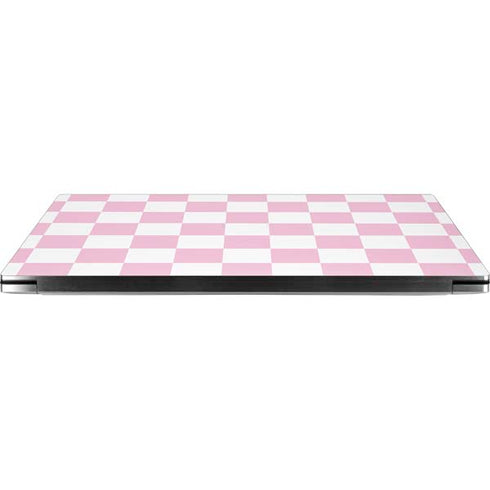 Pink and White Checkerboard Dell XPS Skin
