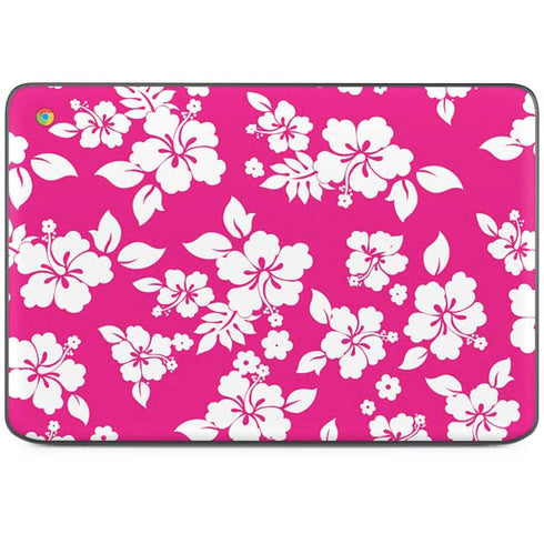 Pink and White HP Chromebook Skin