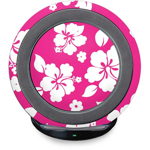 Pink and White Fast Charge Wireless Charging Stand Skin