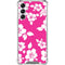 Pink and White Gabb Phone 4 Clear Case