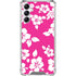 Pink and White Gabb Phone 4 Clear Case