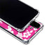 Pink and White Galaxy A36 5G Clear Case