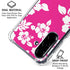 Pink and White Galaxy A36 5G Clear Case