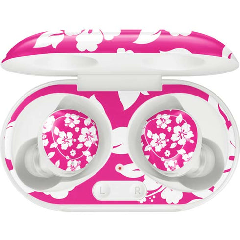 Pink and White Galaxy Buds Plus Skin