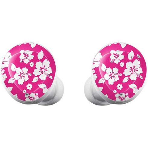 Pink and White Galaxy Buds Plus Skin