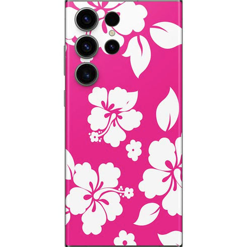 Pink and White Galaxy Skins