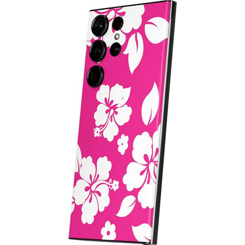 Pink and White Galaxy Skins