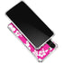 Pink and White Galaxy S24 FE Clear Case