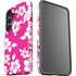 Pink and White Galaxy S25 Impact Case