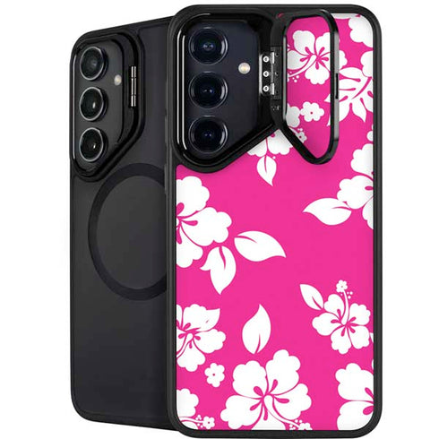 Pink and White Galaxy S25 Plus Kickstand Case