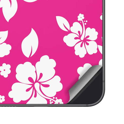 Pink and White Galaxy S24 Plus Skin