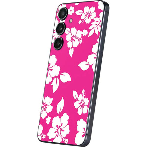 Pink and White Galaxy S25 Skin