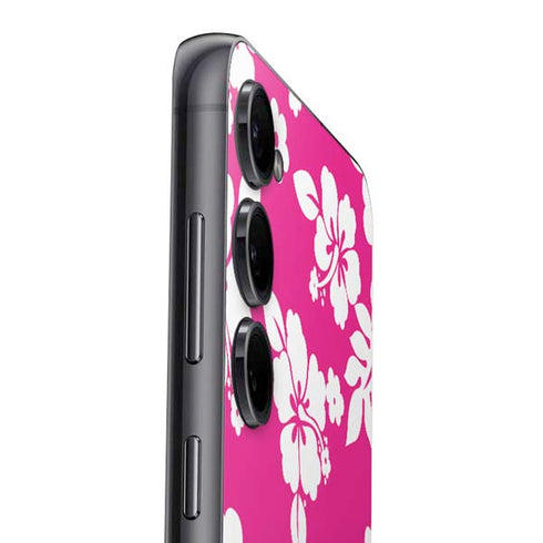 Pink and White Galaxy S25 Skin