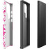Pink and White Galaxy S25 Ultra Impact Case