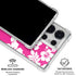 Pink and White Galaxy S25 Ultra Clear Case