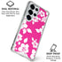 Pink and White Galaxy S25 Ultra Clear Case