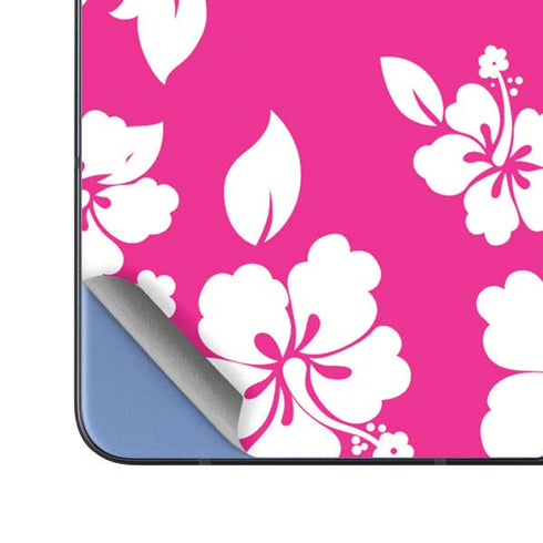 Pink and White Galaxy Z Fold5 5G Skin