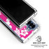 Pink and White Galaxy Z Fold6 Clear Case