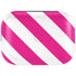 Pink and White Geometric Stripes Amazon Echo Buds Skin