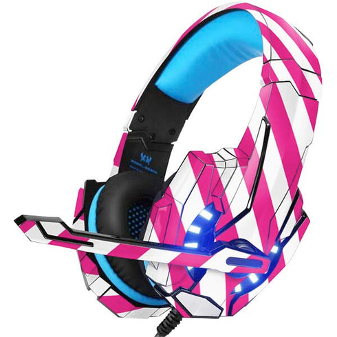 Pink and White Geometric Stripes BENGOO G9000 Skin