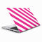 Pink and White Geometric Stripes HP Elitebook Skin