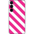 Pink and White Geometric Stripes Galaxy A16 5G Skin