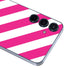 Pink and White Geometric Stripes Galaxy A35 5G Skin