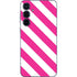 Pink and White Geometric Stripes Galaxy A36 5G Skin