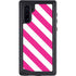 Pink and White Geometric Stripes Galaxy Cases