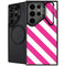 Pink and White Geometric Stripes Galaxy S24 Ultra Kickstand Case