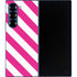 Pink and White Geometric Stripes Galaxy Z Fold6 Skin